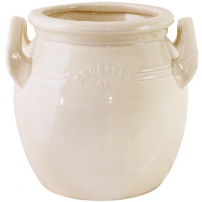 Kameninový květináč Brobacka Cream High 21x20 cm Strömshaga – Hledejceny.cz