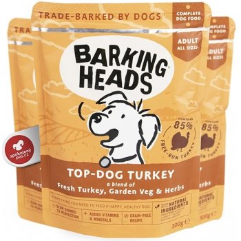 Barking Heads Top Dog Turkey 300 g