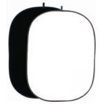 HELIOS Skládací pozadí 150x200 cm bílé/černé – Zboží Živě