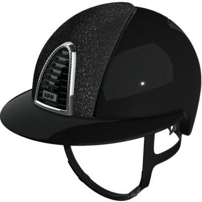 KEP Jezdecká ochranná helma Cromo 2.0 Polish Metal Luminor černá – Zboží Dáma