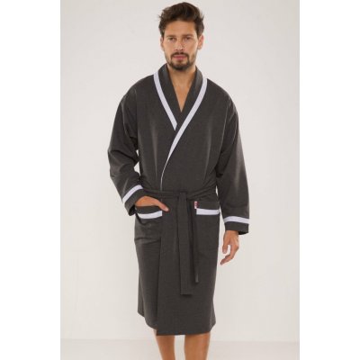 De Lafense Bruno pánský župan grafit šedá – Sleviste.cz