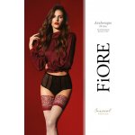 Fiore Dámské punčochy O 4074 Arabesque 20 DEN linen/burgundy – Zboží Mobilmania
