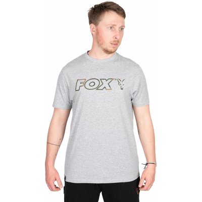 Fox Ltd LW Grey Marl T-Shirt triko s logem – Zboží Mobilmania