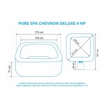 Marimex Pure Spa Chevron Deluxe 4 AP 11400291 – Zboží Dáma