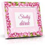 Selllot Sladký dárek Plněné čokoládové lodičky s ořechy (růžové tulipány) 125 g – Zbozi.Blesk.cz