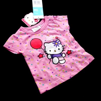 Dětské tričko Hello Kitty světle růžové – Zboží Dáma