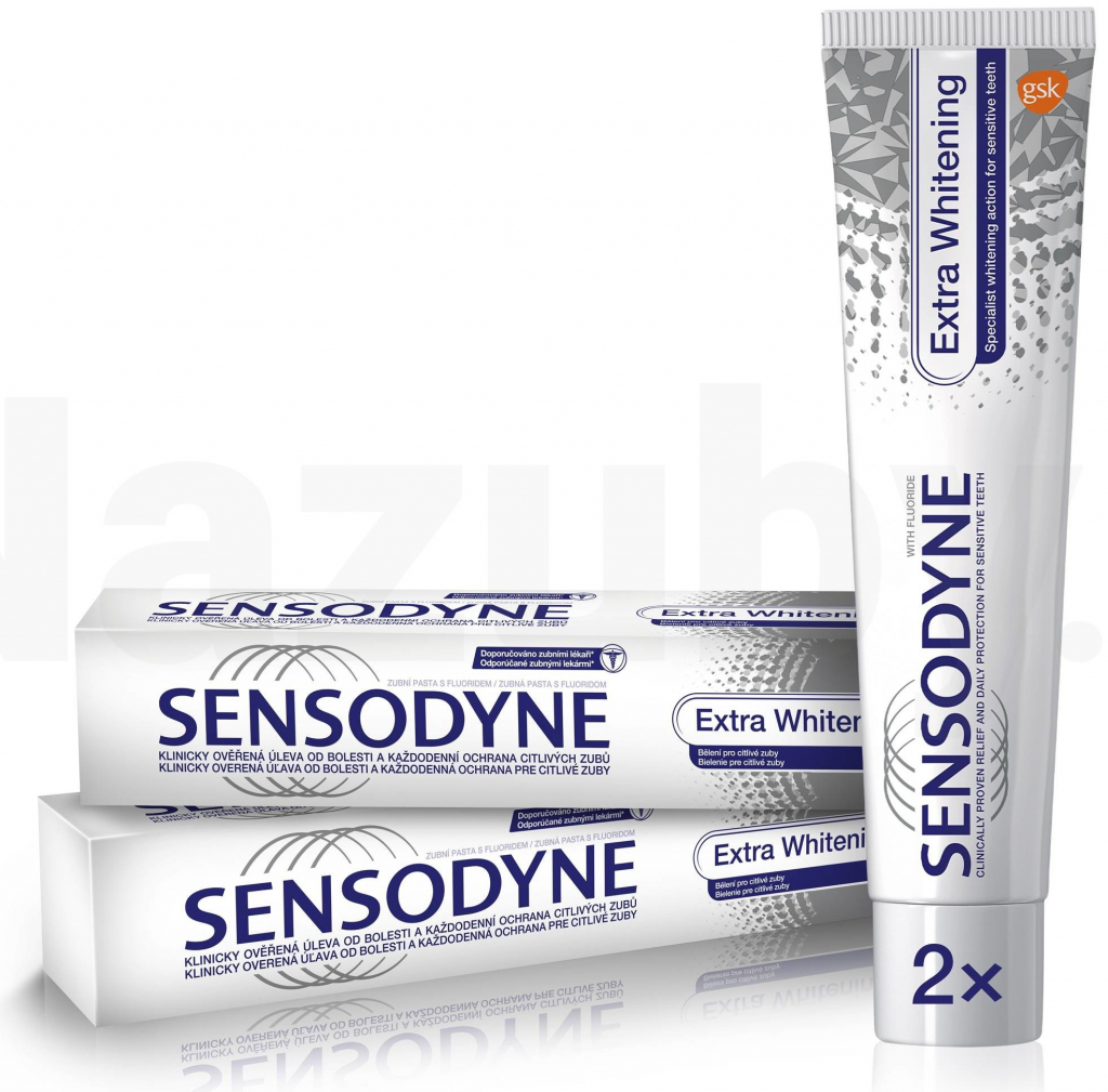 Sensodyne Extra Whitening s fluoridem 2 x 75 ml