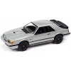 Sběratelský model Johnny Lightning Ford Mustang SVO šedá 1986 1:64