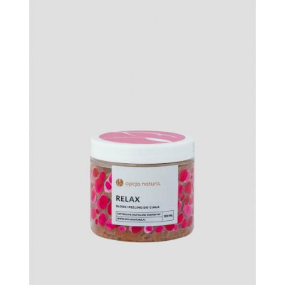 Opcja Natura čisticí tělový peeling relax se solí epsom 200 ml – Zboží Mobilmania