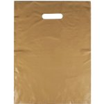 Prima-obchod Igelitová taška 25x35 cm, barva 3 zlatá – Hledejceny.cz