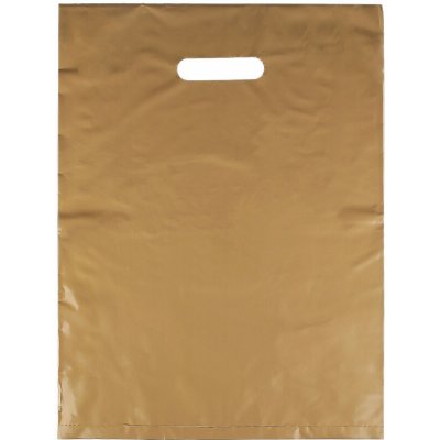 Prima-obchod Igelitová taška 25x35 cm, barva 3 zlatá – Hledejceny.cz