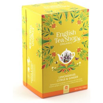 English Tea Shop Bylinkový čaj Citronová tráva se zázvorem a citrusy 20 sáčků