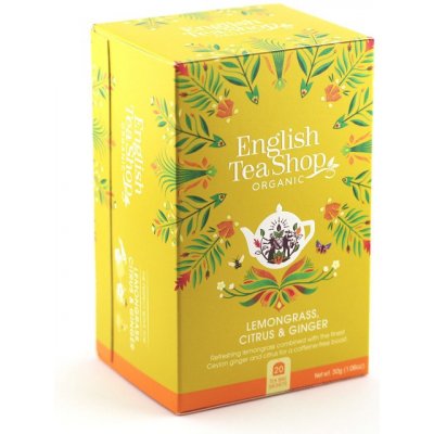 English Tea Shop Bylinkový čaj Citronová tráva se zázvorem a citrusy 20 sáčků – Zbozi.Blesk.cz