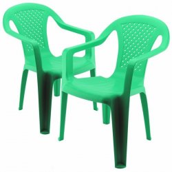 Progarden Sada 2 židličky zelená