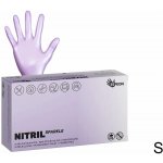 Espeon NITRIL SPARKLE nepudrované perleťově fialové 100 ks – Sleviste.cz