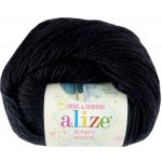 Alize Baby Wool 60 černá – Hledejceny.cz