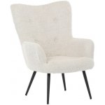 Autronic AK-W1206 CRM2 potah krémová látka nohy černý kov. – Zboží Mobilmania