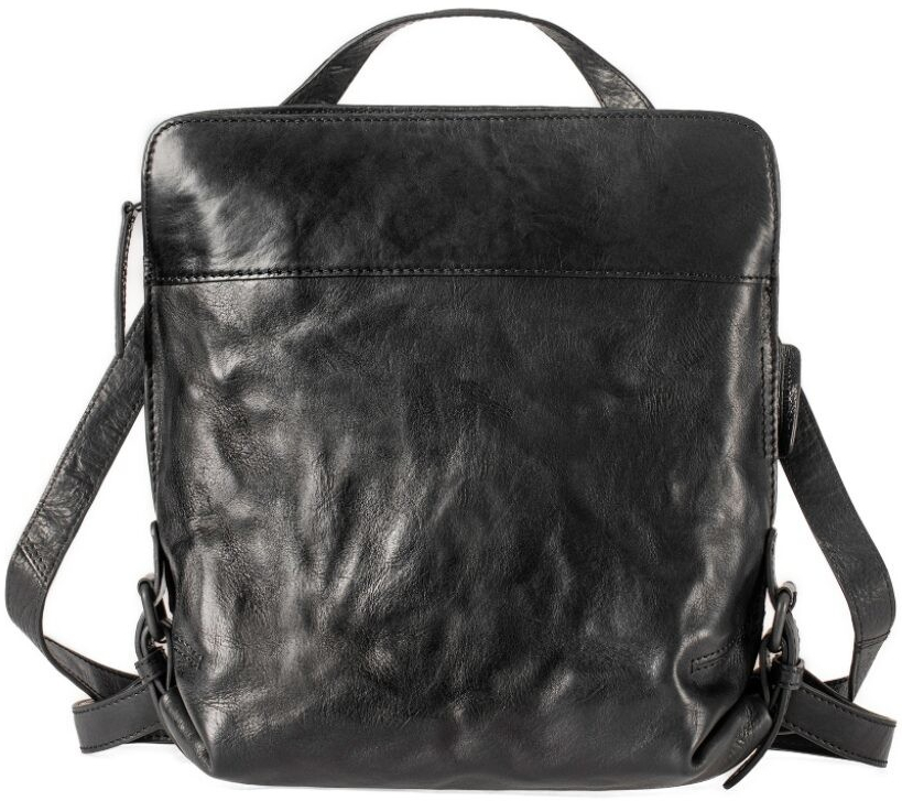 aunts & uncles kožený kabelkový batoh 2v1 Grandma´s Luxury Club Mrs. Crumble Cookie 40367-0 černý
