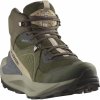 Pánské trekové boty Salomon Elixir Mid Gtx Man L47697800 peat vintage khaki castlerock