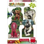 Dino Zafari 4 x 54 dílků – Zboží Dáma