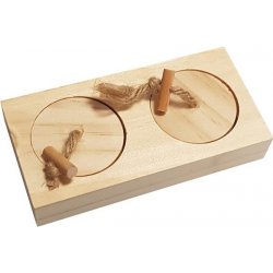 Duvo+ dřevěné puzzle cas 12 x 6 x 2,5 cm