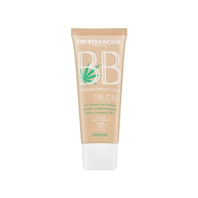 Dermacol BB Cannabis Beauty Cream BB krém pro sjednocení barevného tónu pleti Medium 30 ml