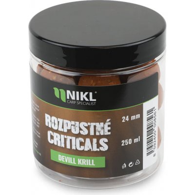 Nikl Rozpustné Criticals boilie Devill Krill 250 ml 24 mm – Sleviste.cz