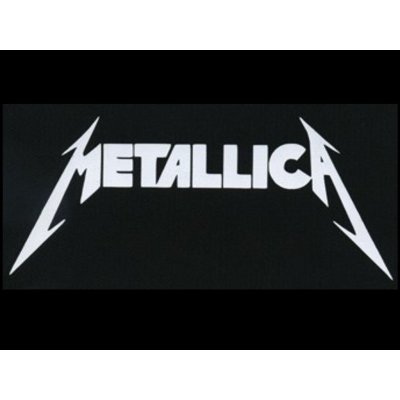 Nášivka METALLICA slim bw – Zboží Dáma