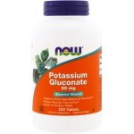 Now Potassium Gluconate draslík jako glukonát draselný 99 mg 100 tablet – Hledejceny.cz