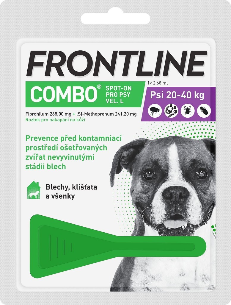 Frontline Combo Spot-On Dog L 20-40 kg 2,68 ml