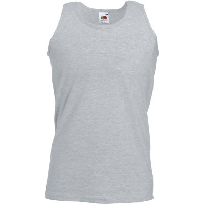Fruit of the Loom Athletic Vest COT16109861001-heather gre Melír šedá – Zboží Dáma