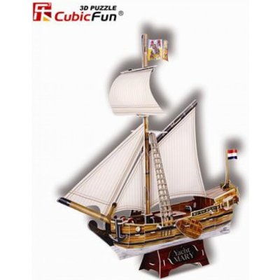 CubicFun 3D puzzle Jachta Mary 83 ks