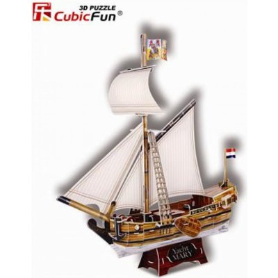 CubicFun 3D puzzle Jachta Mary 83 ks – Hledejceny.cz