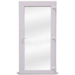Homedoors Vchodové dveře 90 x 200 cm pravé bílé prosklené – Hledejceny.cz