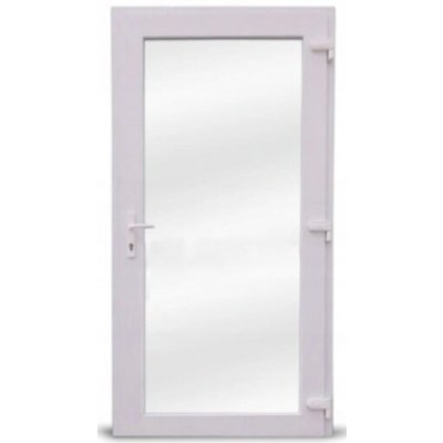 Homedoors Vchodové dveře 90 x 200 cm pravé bílé prosklené – Hledejceny.cz