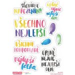 PAPERO AMO ♥ Samolepky - NAROZENINY / obrázky – Zboží Živě