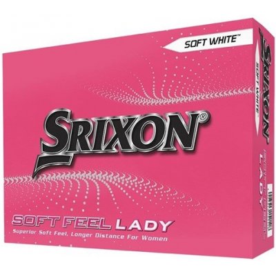 Srixon Soft Feel dámské bílé 12 ks 2023 – Zboží Mobilmania