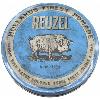 Reuzel Blue Strong Hold Water Soluble High Sheen pomáda 113 g – Zboží Mobilmania