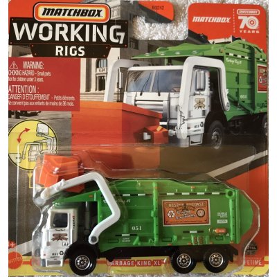 Matchbox Real Working Rigs Garbage King XL