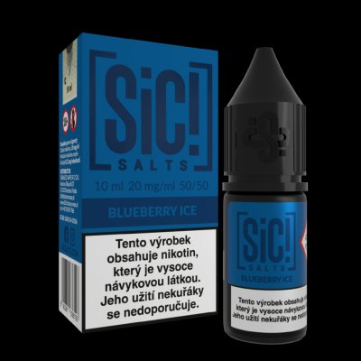 Sic!Salts Salt Blueberry Ice 10 ml 20 mg – Zboží Mobilmania
