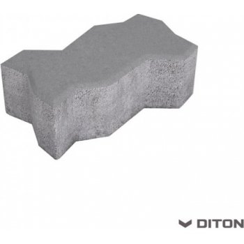 Diton Vlnka 22 x 11 x 6 cm přírodní beton 1 m²