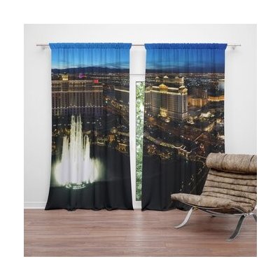 Sablio Závěs Las Vegas: 2ks 140x250cm – Hledejceny.cz