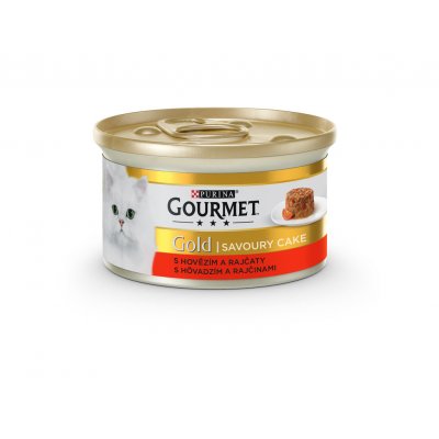 Gourmet Gold Savoury Cake hovězí & rajče 85 g