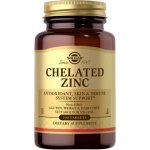 Solgar Chelated Zinc, Zinek bisglycinát, 22 mg, 100 tablet – Hledejceny.cz