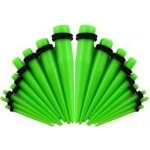 Šperky4U akrylátový roztahovák do ucha zelený EP1005-08 – Hledejceny.cz