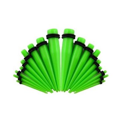 Šperky4U akrylátový roztahovák do ucha zelený EP1005-08 – Hledejceny.cz