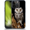 Pouzdro a kryt na mobilní telefon Apple Pouzdro Head Case Apple iPhone 15 Pro DIVOČINA – SOVA