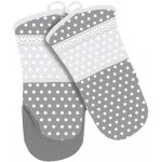 Alvarak kuchyňská chňapka šedá se silikonovou dlaní Puntíky – Zboží Dáma