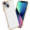 Pouzdro a kryt na mobilní telefon Apple Cadorabo Ochranné pouzdro pro Apple iPhone 14 PLUS Case in Bílá Kryt mobilního telefonu TPU Silikonové pouzdro na fotoaparát PČervenáector Case