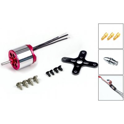 DW Hobby Střídavé Combo MM1914 ADH300L -1100kv + 20A ESC unašeč 3,5mm konektory – Zboží Dáma